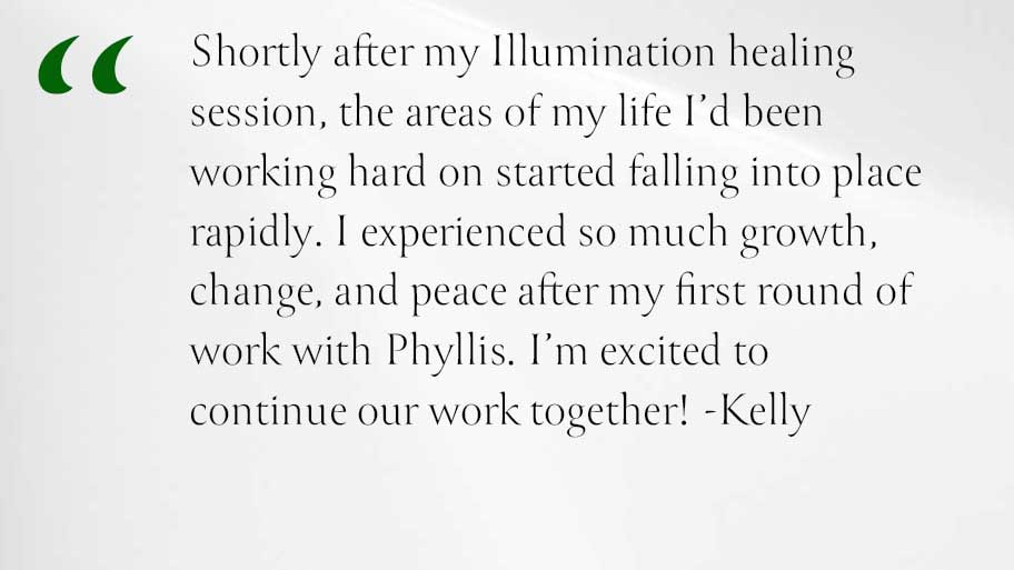 Phyllis Simonetta Healing Energy Testimonial
